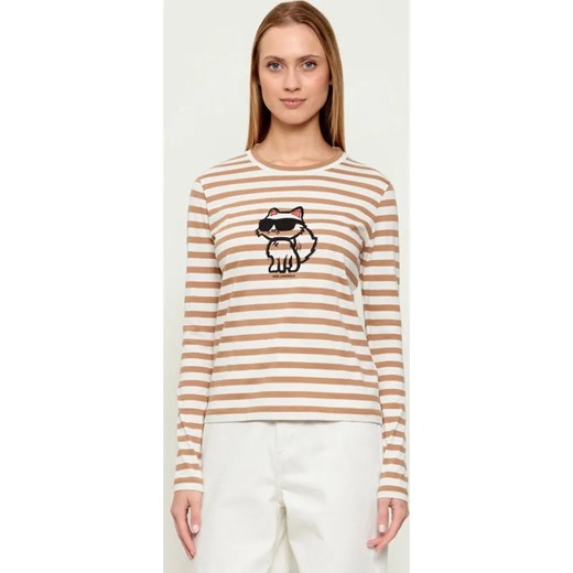 Karl Lagerfeld Bluzka IKON | Regular Fit ze sklepu Gomez Fashion Store w kategorii Bluzki damskie - zdjęcie 187912325