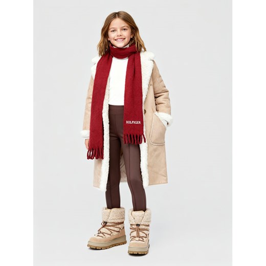 Guess Płaszcz zimowy J4BL07 WGJH0 Beżowy Regular Fit ze sklepu MODIVO w kategorii Płaszcze dziewczęce - zdjęcie 187912986