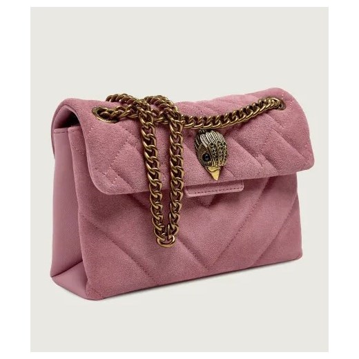 Kurt Geiger Torebka na ramię 690-L MINI KENSINGTON | zamsz Kurt Geiger OS Gomez Fashion Store