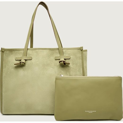 GIANNI CHIARINI Shopperka + saszetka MARCELLA | zamsz ze sklepu Gomez Fashion Store w kategorii Torby Shopper bag - zdjęcie 187914605