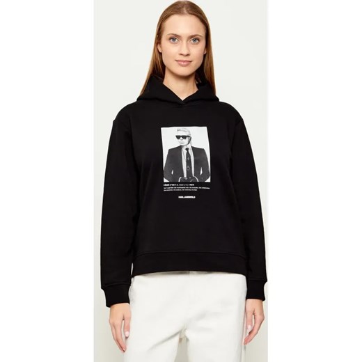 Karl Lagerfeld Bluza portrait | Regular Fit ze sklepu Gomez Fashion Store w kategorii Bluzy damskie - zdjęcie 187914609