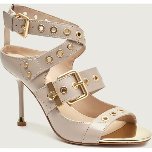 Liu Jo Skórzane sandały na szpilce TRACY 04 ze sklepu Gomez Fashion Store w kategorii Sandały damskie - zdjęcie 187914659