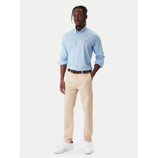 Tommy Hilfiger Koszula MW0MW40529 Błękitny Regular Fit ze sklepu MODIVO w kategorii Koszule męskie - zdjęcie 187915886
