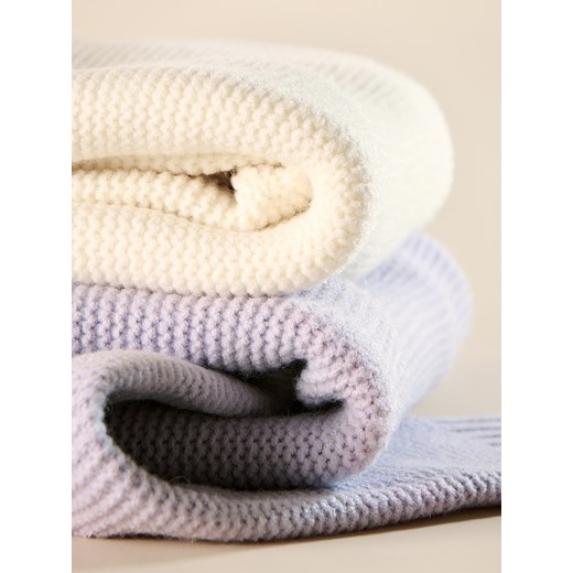 Reserved - Sweter z golfem - złamana biel ze sklepu Reserved w kategorii Swetry dziewczęce - zdjęcie 187916456