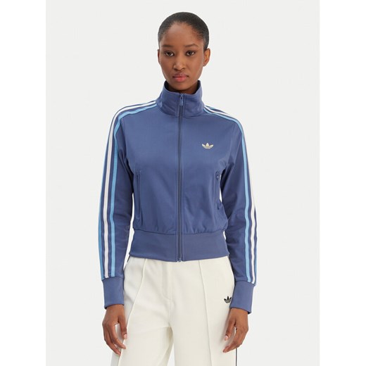 adidas Bluza Firebird Classic KC6565 Niebieski Regular Fit ze sklepu MODIVO w kategorii Bluzy damskie - zdjęcie 187917707
