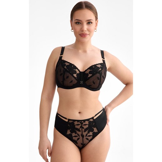 Biustonosz miękki soft z fiszbinami Emma B161, Kolor czarny, Rozmiar 65E, Ewa Bien ze sklepu Intymna w kategorii Biustonosze - zdjęcie 187918175