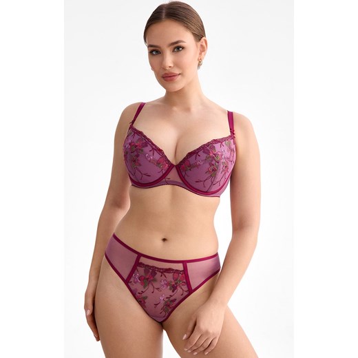 Figi damskie brazyliany Karmela C322, Kolor ametyst, Rozmiar S, Ewa Bien ze sklepu Intymna w kategorii Majtki damskie - zdjęcie 187918196