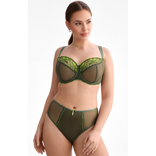 Biustonosz miękki soft plus size Olivia B171, Kolor zielony, Rozmiar 70G, Ewa Bien ze sklepu Intymna w kategorii Biustonosze - zdjęcie 187918207
