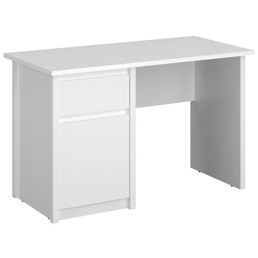 Białe biurko skandynawskie z szufladą W0-N21 ze sklepu Edinos.pl w kategorii Biurka i sekretarzyki - zdjęcie 187918529