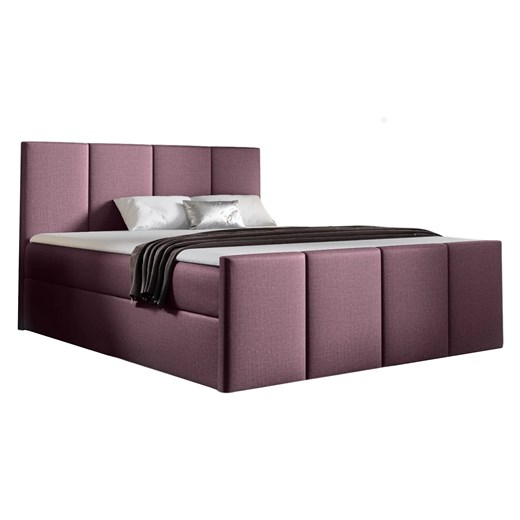 Różowe welurowe łóżko kontynentalne 5 rozmiarów G6-S40 ze sklepu Edinos.pl w kategorii Łóżka i materace - zdjęcie 187918537