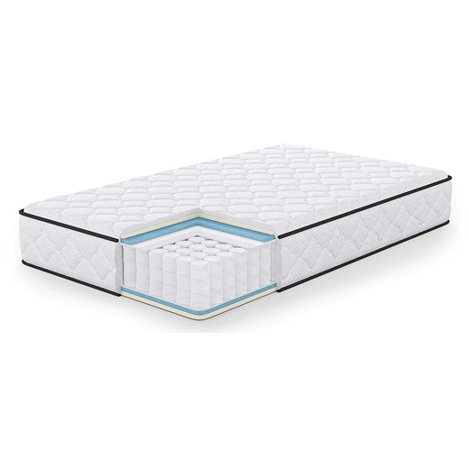 Materac sprężynowy z pokrowcem 120x200 cm  L9-A28 ze sklepu Edinos.pl w kategorii Łóżka i materace - zdjęcie 187918568