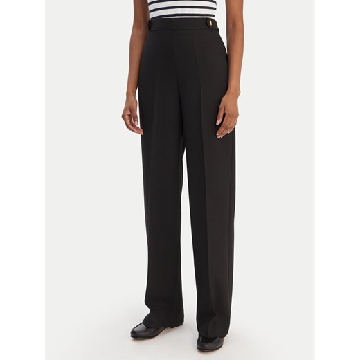 Tommy Hilfiger Spodnie materiałowe WW0WW47799 Czarny Straight Fit ze sklepu MODIVO w kategorii Spodnie damskie - zdjęcie 187919335