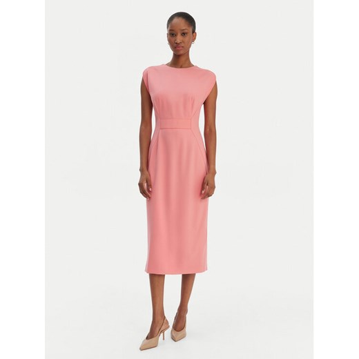 BOSS Sukienka codzienna Detira 50551898 Czerwony Slim Fit ze sklepu MODIVO w kategorii Sukienki - zdjęcie 187919347