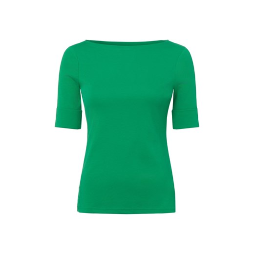 Lauren Ralph Lauren Koszulka damska Kobiety Bawełna zielony jednolity ze sklepu vangraaf w kategorii Bluzki damskie - zdjęcie 187919515