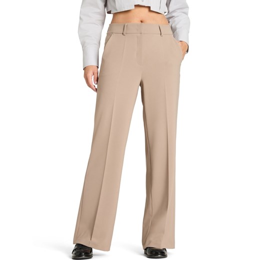 Cambio Spodnie - Amelie Kobiety kitt jednolity ze sklepu vangraaf w kategorii Spodnie damskie - zdjęcie 187919538