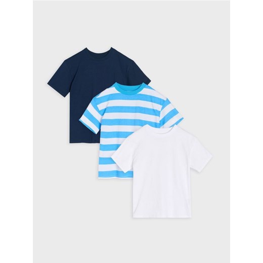 Sinsay - Koszulki 3 pack - mid blue ze sklepu Sinsay w kategorii T-shirty chłopięce - zdjęcie 187919825