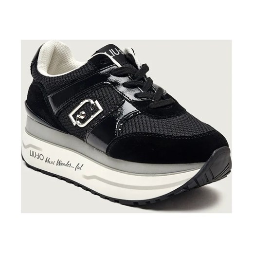 Liu Jo Sneakersy MAXI WONDER PLUS 02 | zamsz ze sklepu Gomez Fashion Store w kategorii Buty sportowe damskie - zdjęcie 187920208