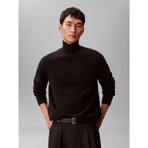 Calvin Klein Wełniany półgolf | Relaxed fit ze sklepu Gomez Fashion Store w kategorii Swetry męskie - zdjęcie 187920309