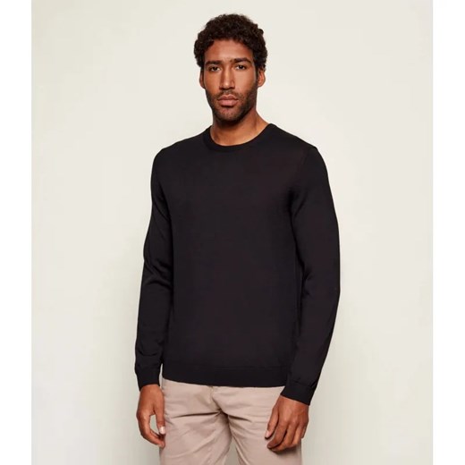 BOSS BLACK Wełniany sweter Leno-P | Slim Fit M Gomez Fashion Store promocja