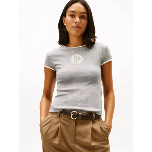 Tommy Hilfiger T-shirt VARSITY | Slim Fit ze sklepu Gomez Fashion Store w kategorii Bluzki damskie - zdjęcie 187920356
