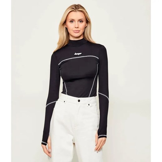 Hugo Blue Półgolf Nisportie_B | Slim Fit ze sklepu Gomez Fashion Store w kategorii Bluzki damskie - zdjęcie 187920398