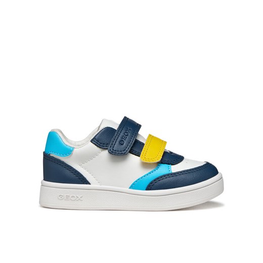 Geox Sneakersy B Eclyper Boy B555LA 000BC CB41Z Biały ze sklepu MODIVO w kategorii Buty sportowe dziecięce - zdjęcie 187922959