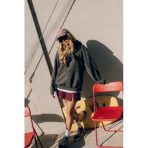 Mini Cupro Skirt - Burgundy ze sklepu Surf Inc w kategorii Spódnice - zdjęcie 187923997