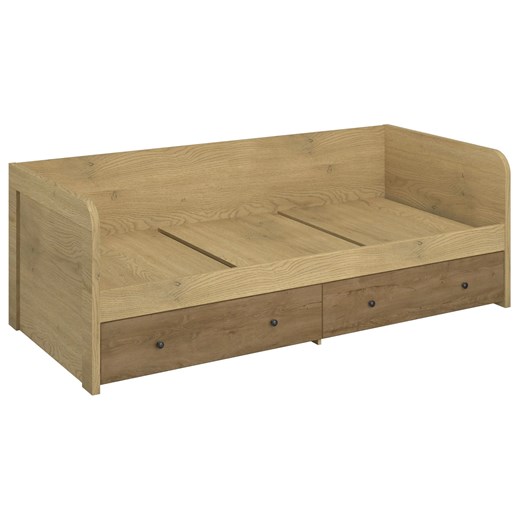 Łóżko z szufladami dąb cremona + dąb lefkas A1-A94 ze sklepu Edinos.pl w kategorii Łóżka dziecięce - zdjęcie 187924075