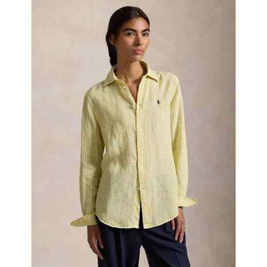 POLO RALPH LAUREN Lniana koszula | Classic fit ze sklepu Gomez Fashion Store w kategorii Koszule damskie - zdjęcie 187924938