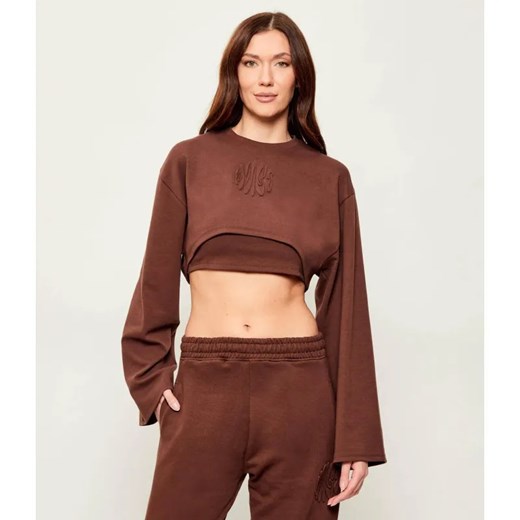 Hugo Blue Bluza Daleisy_B | Cropped Fit ze sklepu Gomez Fashion Store w kategorii Bluzy damskie - zdjęcie 187925056