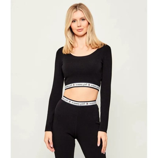 Tommy Hilfiger Sweter | Cropped Fit ze sklepu Gomez Fashion Store w kategorii Swetry damskie - zdjęcie 187925105