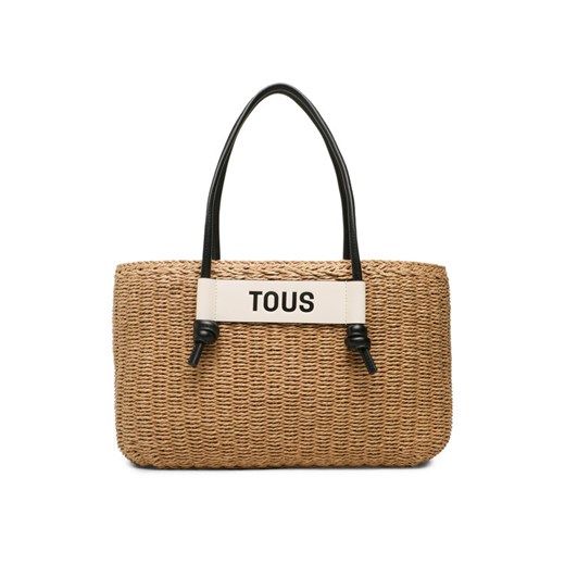 Torebka TOUS Capazo L Scoubidou 2001716959 Beżowy ze sklepu eobuwie.pl w kategorii Torby letnie - zdjęcie 187927165