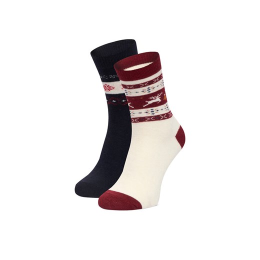 GINO ROSSI Skarpety długie CEO_BR_GR_005_W_AW25 (2 PACK) Kolorowy ze sklepu MODIVO w kategorii Skarpetki damskie - zdjęcie 187927345