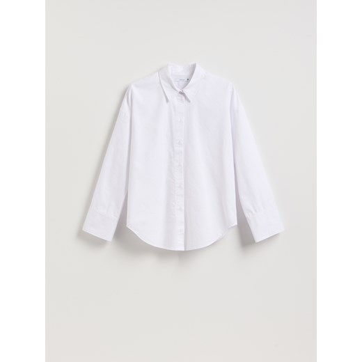 Reserved - Bawełniana koszula - biały ze sklepu Reserved w kategorii Koszule damskie - zdjęcie 187927875