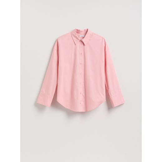 Reserved - Bawełniana koszula - różowy ze sklepu Reserved w kategorii Koszule damskie - zdjęcie 187927877