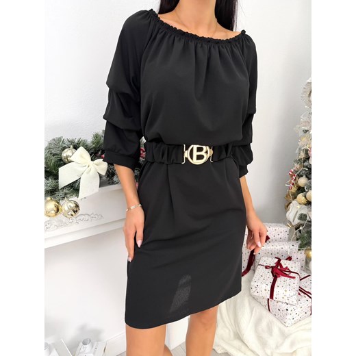 Czarna Sukienka Hiszpanka ze sklepu ModnaKiecka.pl w kategorii Sukienki - zdjęcie 187928206