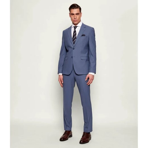HUGO Wełniany garnitur Arti-Hesten253X | Extra slim fit ze sklepu Gomez Fashion Store w kategorii Garnitury męskie - zdjęcie 187928607