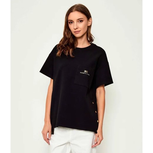 Elisabetta Franchi T-shirt | Loose fit ze sklepu Gomez Fashion Store w kategorii Bluzki damskie - zdjęcie 187928727