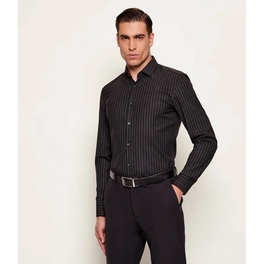 HUGO Koszula Kenno | stretch | Slim Fit | z dodatkiem wełny ze sklepu Gomez Fashion Store w kategorii Koszule męskie - zdjęcie 187930688