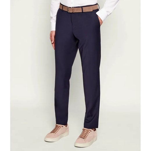 BOSS BLACK Wełniane spodnie P-Genius-CW-WG-261 | Slim Fit ze sklepu Gomez Fashion Store w kategorii Spodnie męskie - zdjęcie 187930707