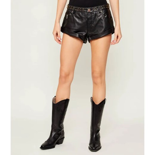 One Teaspoon Skórzane szorty BANDITS | Relaxed fit | low waist ze sklepu Gomez Fashion Store w kategorii Szorty - zdjęcie 187930708
