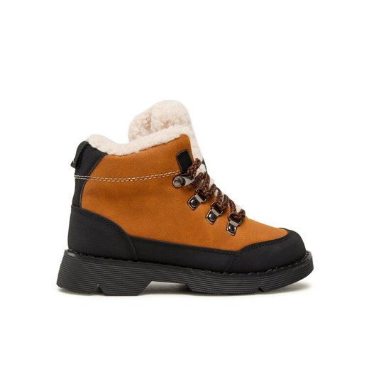 Kozaki Action Boy CM211224-18 Brązowy ze sklepu eobuwie.pl w kategorii Buty zimowe dziecięce - zdjęcie 187931409