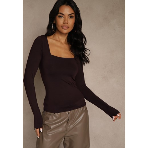 Bordowa Bluzka Selusei Renee L renee.pl