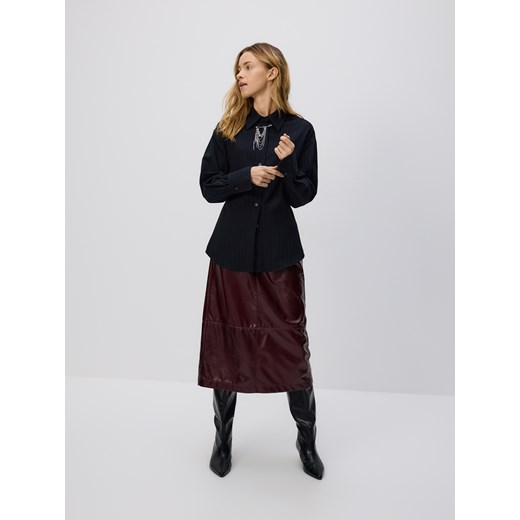 Reserved - Koszula w prążek - szary Reserved XL Reserved