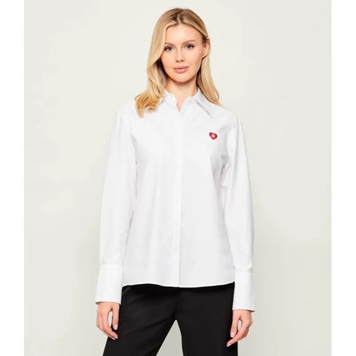 HUGO Koszula Erselia | Relaxed fit ze sklepu Gomez Fashion Store w kategorii Koszule damskie - zdjęcie 187933166