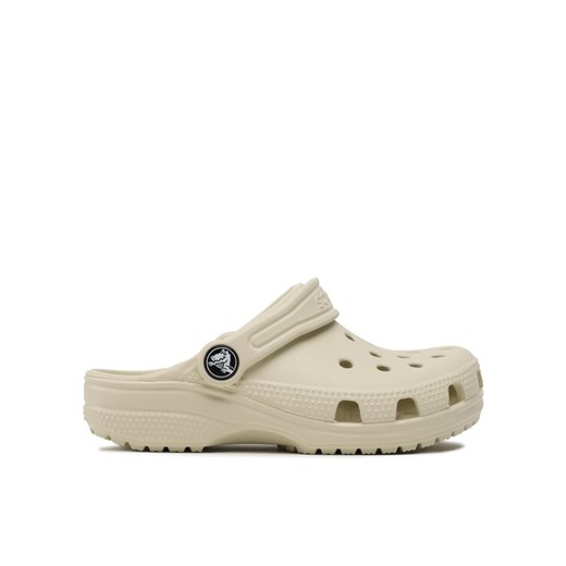 Crocs Klapki Classic Clog K 206991 Beżowy ze sklepu MODIVO w kategorii Klapki dziecięce - zdjęcie 187934075