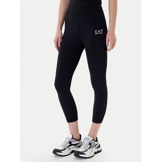 EA7 Emporio Armani Legginsy 7W000932 AF21580 UC001 Czarny Slim Fit ze sklepu MODIVO w kategorii Spodnie damskie - zdjęcie 187934076