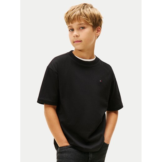 Tommy Hilfiger T-Shirt Essential Archive KB0KB09646 Czarny Regular Fit ze sklepu MODIVO w kategorii T-shirty chłopięce - zdjęcie 187934079
