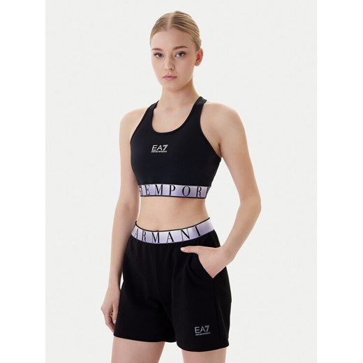 EA7 Emporio Armani Biustonosz sportowy 7W001467 AF21580 UC001 Czarny ze sklepu MODIVO w kategorii Biustonosze - zdjęcie 187934085