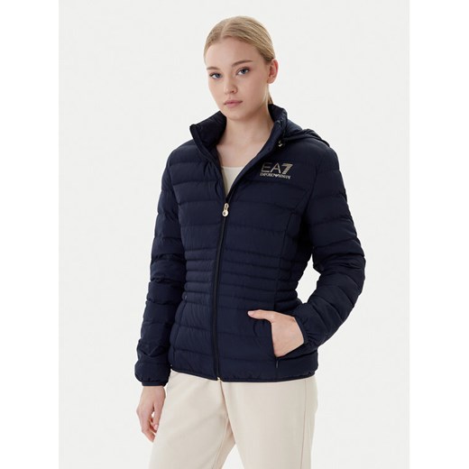 EA7 Emporio Armani Kurtka przejściowa 8NTB23 TNF8Z UB102 Granatowy Regular Fit ze sklepu MODIVO w kategorii Kurtki damskie - zdjęcie 187934087